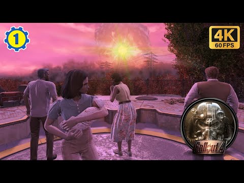FALLOUT 4 - GAMEPLAY WALKTHROUGH FULL GAME - No Commentary - Part 1 - 4K/60FPS