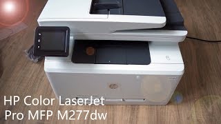 Review: HP Color LaserJet Pro MFP M277dw - Multifunktionsdrucker mit Netzwerkscan (Anleitung)