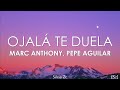 Marc Anthony, Pepe Aguilar - Ojalá Te Duela (Letra)