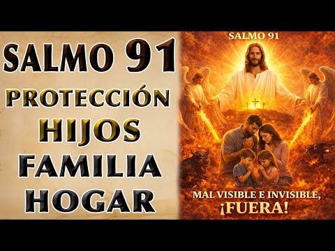 SALMO 91 PARA PROTECCIÓN POR LOS HIJOS Y HOGAR ¡FUERA EL MAL!