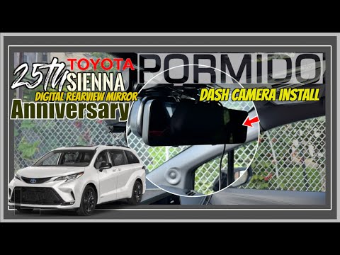 Digital Rearview Mirror for 2021 - 2025 Toyota Sienna | Pormido D50
