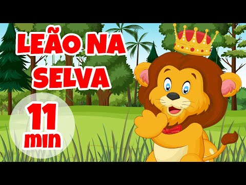 Leão na Selva - Giramille 11 min | Desenho Animado Musical