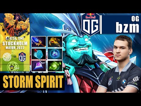 TSM FTX vs OG | BZM THE STORM SPIRIT GOD 14 KILLS | ESL ONE STOCKHOLM MAJOR 2022 Dota 2 Highlights