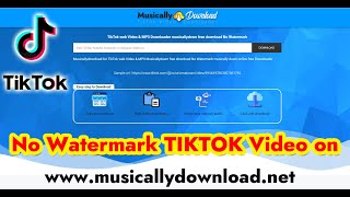 Download lagu Download TikTok Videos Without Watermark musicallydown TikTok Video Download musicallydownload.net mp3