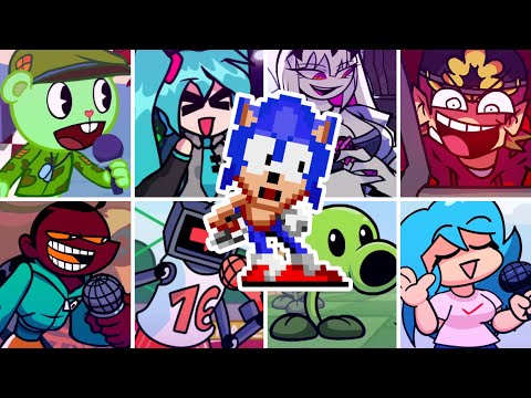 For Hire but Every Turn a Different Character Sings🎤(FNF For Hire song but Everyone Sings It) 💜