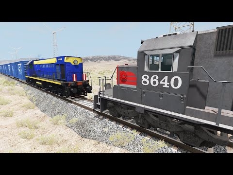 Crazy High Speed Train Crashes #12 - Beamng drive | Dancing Cars