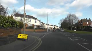 preview picture of video 'Driving Along Lowesmoor Terrace, Lowesmoor Place & Tolladine Road, Worcester, England'