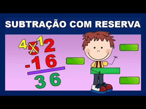Subtração com reserva | Subtração com reagrupamento | "Pegar emprestado" | Matemática