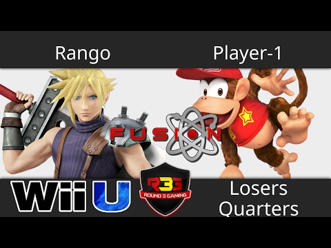 Fusion 4 - Rango (Cloud) vs Player-1 (Diddy Kong) - Smash 4 Losers Quarters