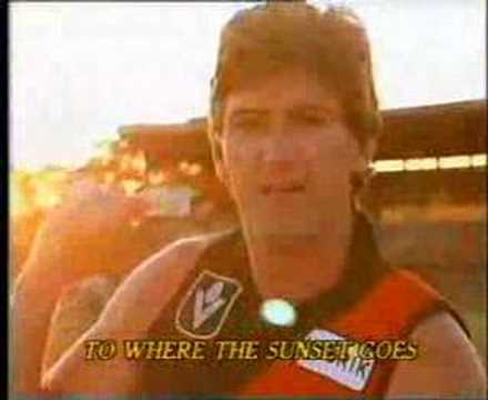VFL football R 3 - players sing Channel 7 theme
