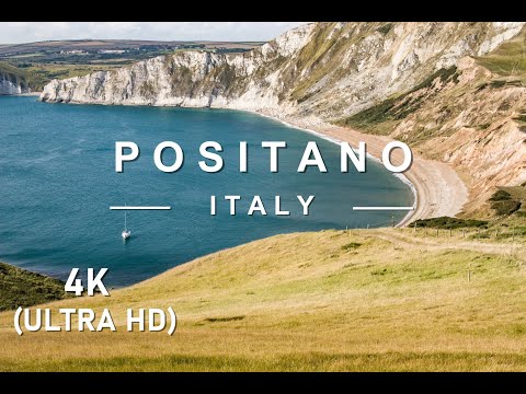 FLYING OVER POSITANO (4K UHD) - Relaxin Giutar Music with Beautiful Nature Videos - 4K ULTRA HD