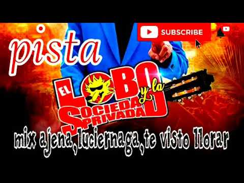 MIX AJENA, LUCIÉRNAGA,TE VISTE LLORAR EN KARAOKE EL LOBO Y LA SOCIEDAD PRIVADA PISTA ORIGINAL