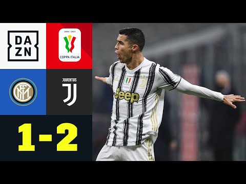 Ronaldo-Doppelpack im Halbfinale: Inter Mailand - Juventus Turin 1:2 | Coppa Italia | DAZN Highlight