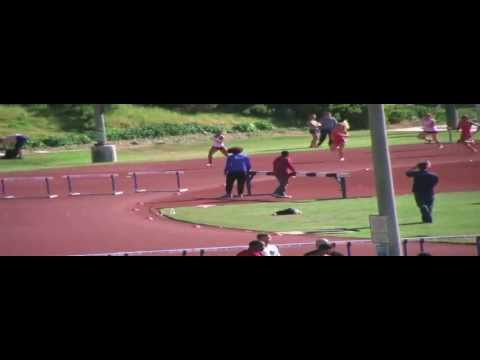Women 400m Hurdles Section 1 Finals Mangrum Invitational 2013