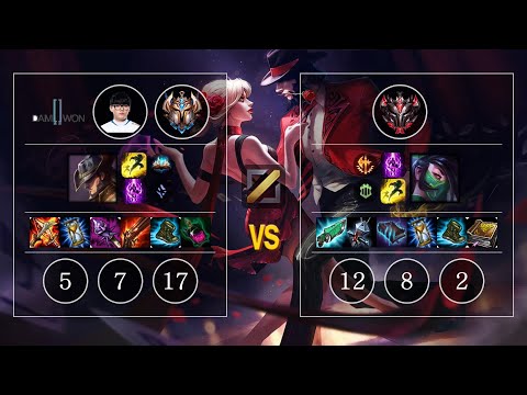 DWG Hoit Twisted Fate vs Akali Mid - KR Challenger Patch 10.11