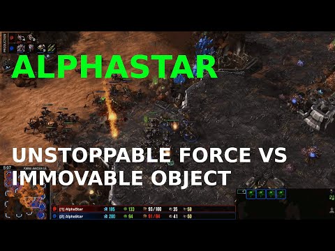 Unstoppable attack vs immovable object!  - AlphaStar vs AlphaStar