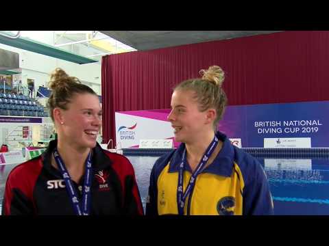 Grace Reid and Kat Torrance - British National Diving Cup Women's 3m Synchro winners