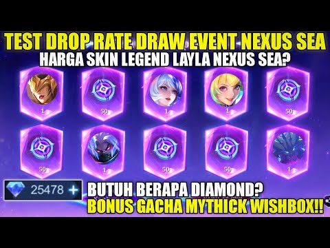 MLBB Nexus SEA 11.11 Event Draw Drop Rate Test! How Many Diamonds Do You Need to Get the Layla Le...