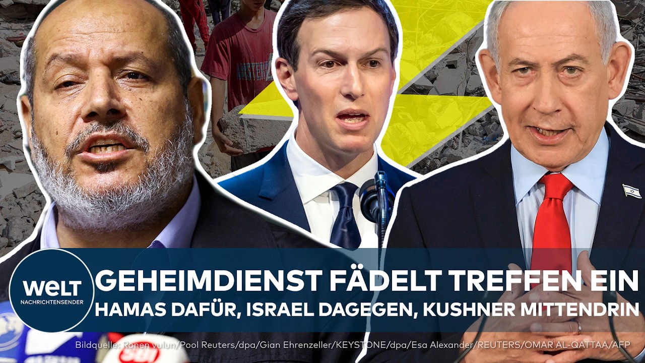 STREIT UM GAZA-PLAN: Trumps Schwiegersohn trifft Hamas – Israel lehnt ab, Hamas bekennt sich dazu!