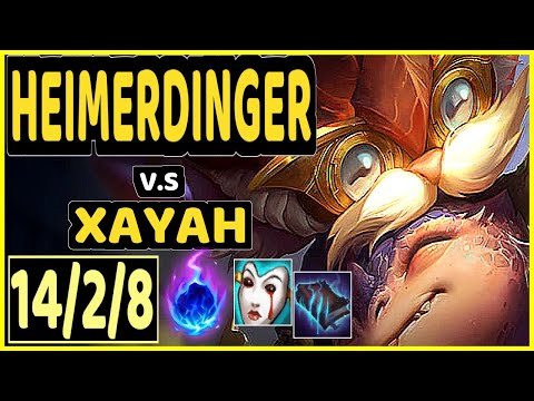 ARROW (HEIMERDINGER) vs XAYAH - 14/2/8 KDA BOTTOM ADC CHALLENGER GAMEPLAY - NA
