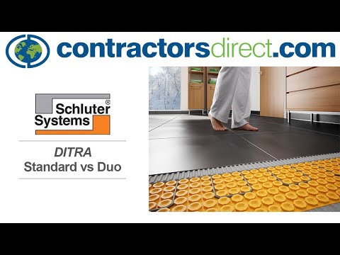 Schluter DITRA-HEAT DUO 3' 3 x 2' 7 (8.6 sq. ft.) Membrane Sheet.  Contractors Direct