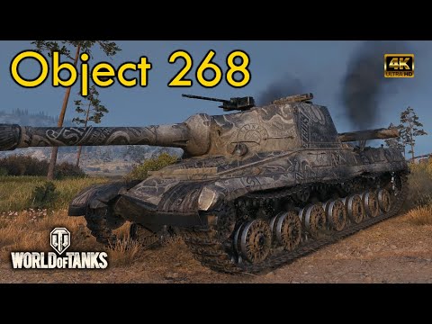 Object 268, 11.4K Damage, 4 Kills, Master Class, High Caliber, Sniper, Karelia - World of Tanks