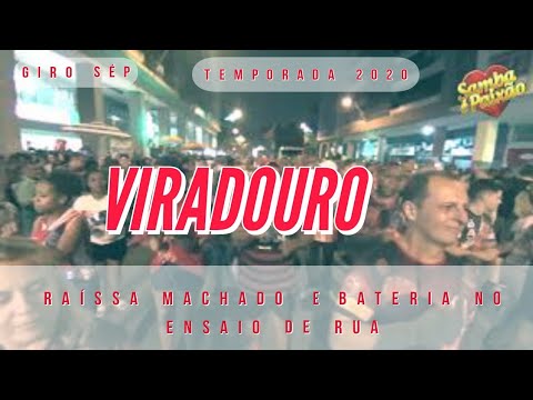 GIRO SÉP na Viradouro #03 Raíssa Machado e Bateria do Mestre Ciça dando aula de Ritmo. Pt 02