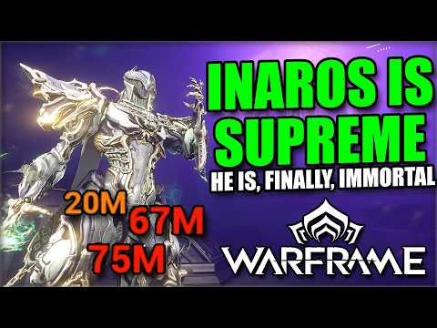 Broken COMBO! Inaros Prime Build & Showcase | Warframe 2025