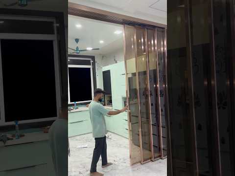 Slim profile 16/45 1+4 telescopic sliding rose gold with brown tinted glass …. ❤️