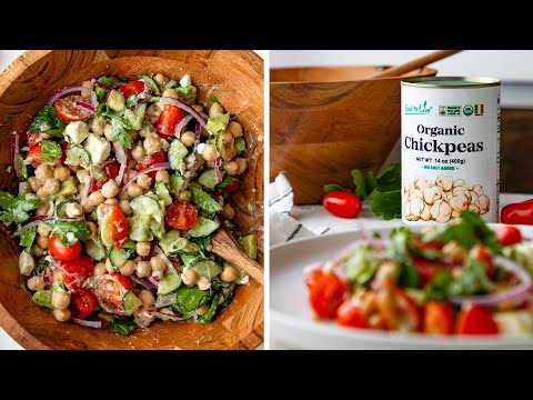 The Ultimate Chickpea Salad: Creamy, Crunchy, and Protein Packed