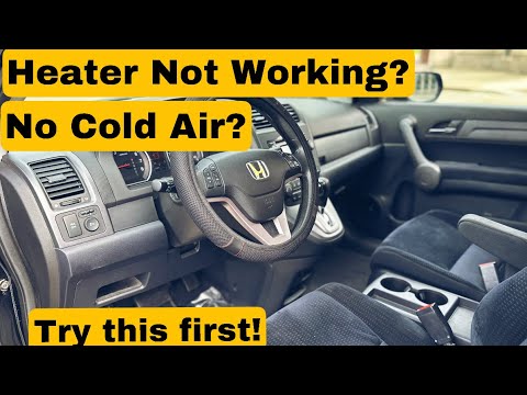 2007 - 2011 Honda CRV Heater not working, No Cold Air, Blend door stuck EASY FIX