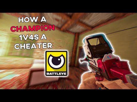 How A CHAMPION 1v4s A Cheater Ranked Highlights - Rainbow Six Siege