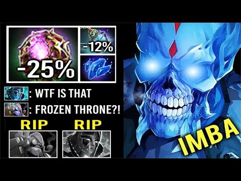 EPIC FROZEN THRONE BUILD Octarine + Shard Lich Spell Prism Delete PA Tinker Supp To Carry Dota 2