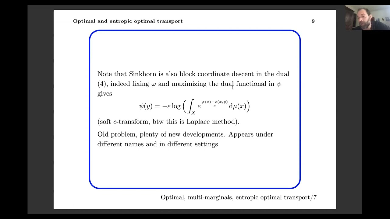 Remarks on multi marginal entropic optimal transport
