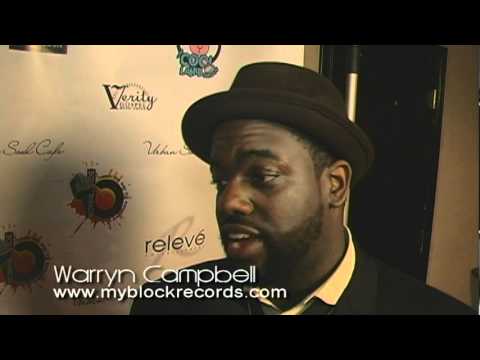 Warryn 'Baby Dub' Campbell interviews @ Urban Soul Cafe 's 2011 Stellar Awards Event