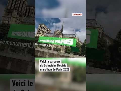 ​➡️​ Le parcours du Schneider Electric Marathon de Paris 2026 #marathon #paris #running