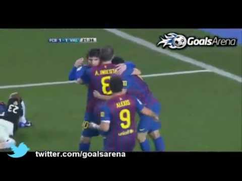 Barcelona 5-1 Valencia 19-02-2012 All Goals.mp4