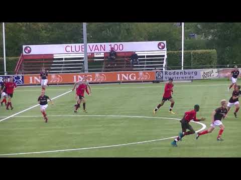 Isaiah Ahmed bekerwedstrijd UVV JO15-2 - AFC Quick 1890 JO15-1 2de helft deel 1