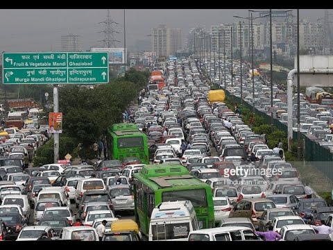 NH 24 Traffic Jam Daily Morning | Cover 8KM in 1.5 Hours FROM Lal Kuan Ghaziabad TO Sector 62 Noida