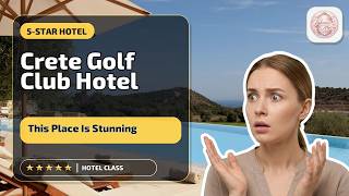 Crete Golf Club Hotel - This Place Is Stunning | Crete Island, Greece🛏️