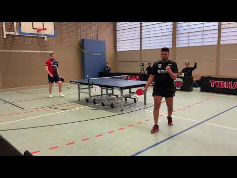 Der Kampf um den Klassenerhalt: Das alles entscheidende Tischtennis-Match N.Weber  vs. Ali Gözübüyük
