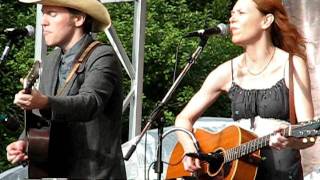 Gillian Welch and David Rawlings playing &quot;Red Clay Halo&quot; at Hardly Strictly Bluegrass