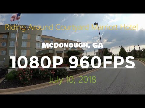 McDonough, GA | Courtyard Marriott Ride Through | 1080p@960fps**