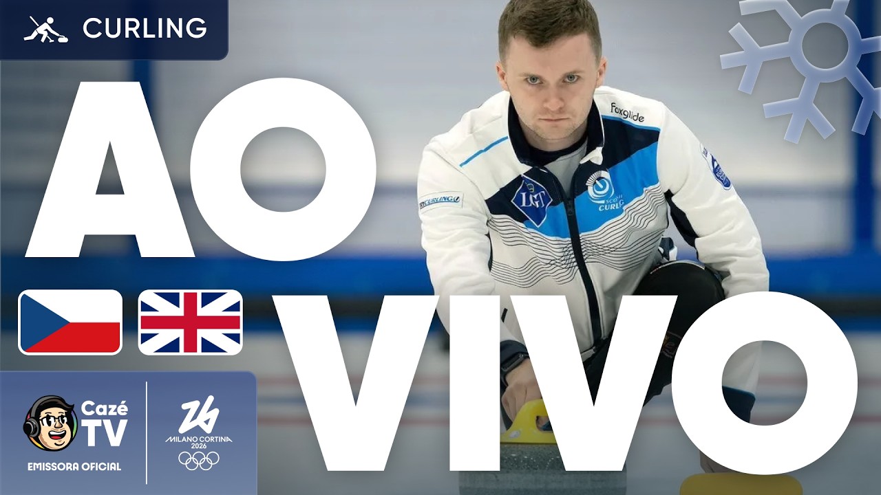 AO VIVO (SOM AMBIENTE): CURLING | OLIMPÍADAS DE INVERNO 2026 | REPÚBLICA TCHECA X GRÃ-BRETANHA