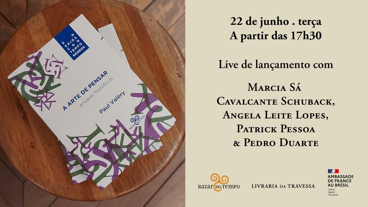 Lançamento 'A arte de pensar', de Paul Valéry