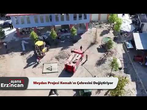 Meydan Projesi Kemah’ın Çehresini Değiştiriyor