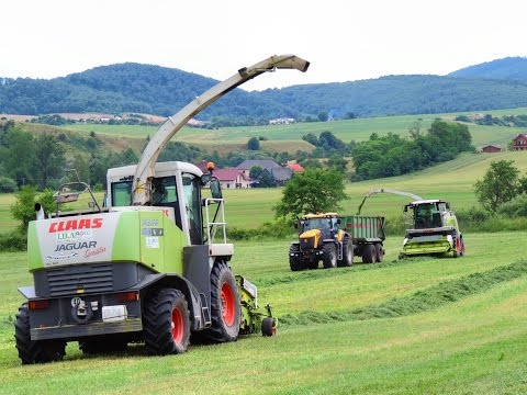 PD Dobrá Niva - Senáže 2016 - CLAAS Jaguar 930 & 850 + Tatra 815 Agro + JCB Fastrac