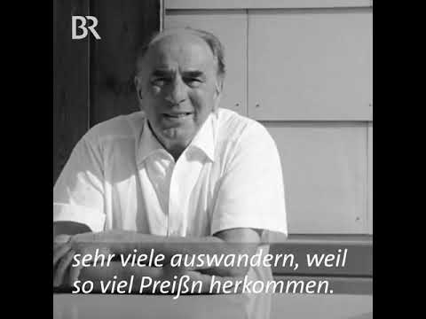 Wie viele Münchner gibt es noch in München? BR Retro 1964
