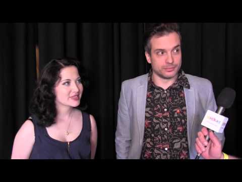 ESCKAZ in Amsterdam: Electro Velvet (United Kingdom) interview (at Eurovision In Concert)