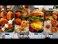 A Week Of Husband Lunch Boxes 46 Cheese Pizza Bun Carrot Orange Juice Chashu Rice Ball